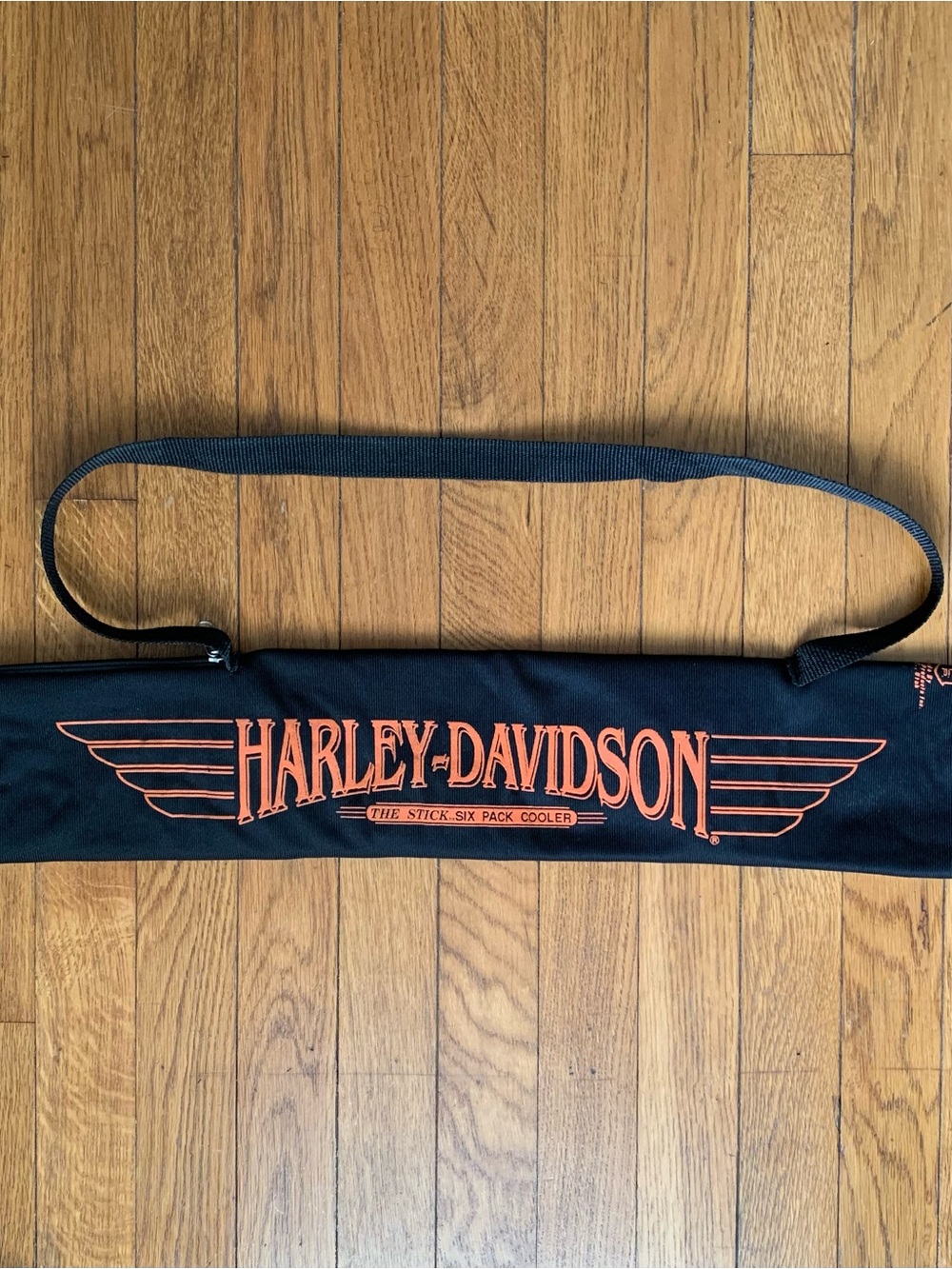 Vintage Harley-Davidson “The Stick” Six Pack Cooler With Carrying Strap